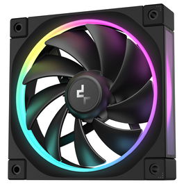 Deepcool FL12 ARGB - Ventilador para PC 120 mm Negro con Iluminación ARGB, Control PWM, Rodamiento FDB, 9 Aspas, 500-2150 RPM, 55 CFM, 32 dB