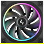 Deepcool FL12 ARGB - Ventilador para PC 120 mm Negro con Iluminación ARGB, Control PWM, Rodamiento FDB, 9 Aspas, 500-2150 RPM, 55 CFM, 32 dB