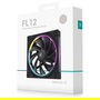Deepcool FL12 ARGB - Ventilador para PC 120 mm Negro con Iluminación ARGB, Control PWM, Rodamiento FDB, 9 Aspas, 500-2150 RPM, 55 CFM, 32 dB