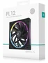 DeepCool FL12 Ventilador de Caja 120mm Negro PWM, Rodamiento FDB, 9 Aspas, Iluminación LED Multicolor, 55 CFM, Ref. R-FL12-BKAPN1-G