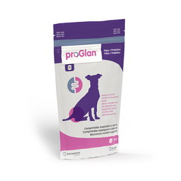 Ecuphar Proglan Comprimidos Masticables para Perros - 30 unidades - Sabor - Apoyo a Glándulas Anales y Digestión
