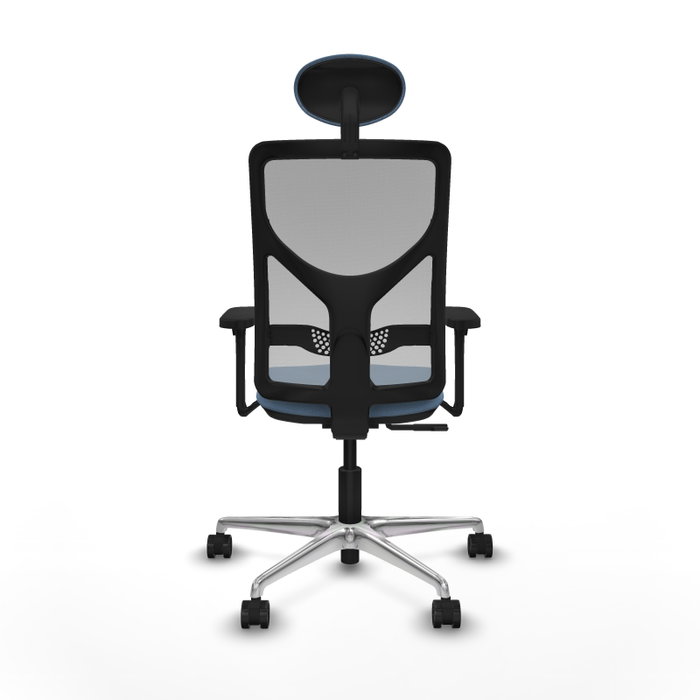 PIQUERAS Y CRESPO Silla de oficina Motilla con mecanismo Sincro, Azul cielo y Gris PIQUERAS Y CRESPO Silla de oficina Motilla con mecanismo Sincro, Azul cielo y Gris