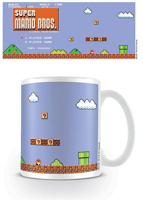Super Mario Bros. Taza Retro Title Super Mario Bros. Taza Retro Title