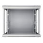 Extralink Armario Rack 9U 600x450 Gris con Puerta de Vidrio