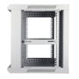 Extralink Armario Rack 9U 600x450 Gris con Puerta de Vidrio
