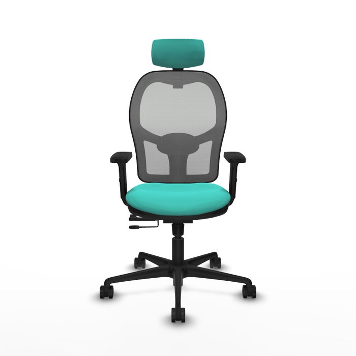PIQUERAS Y CRESPO Silla de oficina Jorquera Turquesa y Gris PIQUERAS Y CRESPO Silla de oficina Jorquera Turquesa y Gris
