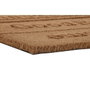 DKD Home Decor Felpudo de Coco y Goma Grabado, Pack de 2, Marrón