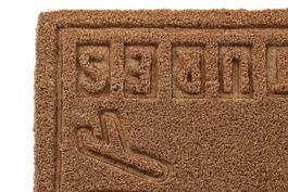 DKD Home Decor Felpudo Marron Coco Goma 45 x 75 cm (2 Unidades) 2.3 cm