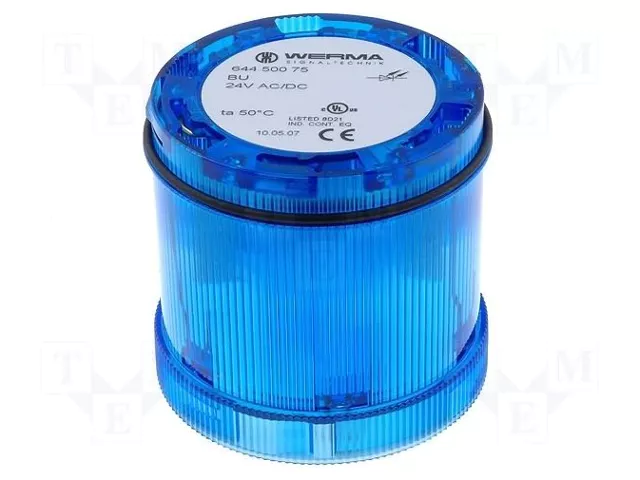 WERMA Señalizador Luminoso LED Azul 24VDC KombiSIGN 71 WERMA Señalizador Luminoso LED Azul 24VDC KombiSIGN 71