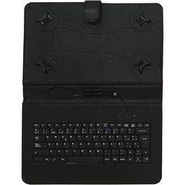 Talius Funda para TABLET 10.1 con Teclado Tipe-C y micro USB CV-3006 black