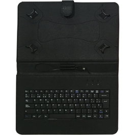 Talius Funda para Tablet 10.1 con Teclado Type-C y Micro USB CV-3006 Negro