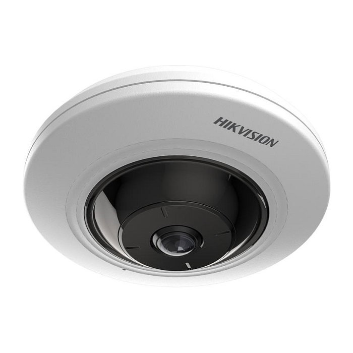 Hikvision DS-2CD3956G2-ISU (1.05mm) Cámara IP Fisheye 5MP Interior Alámbrica HEOP 2.0
