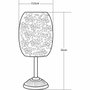 Galix Farol solar G2003 Metal cobre LED blanco 10 lúmenes H35 cm