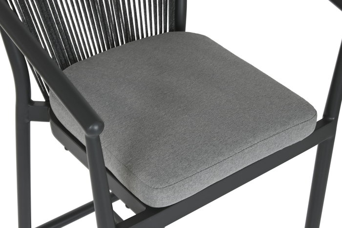 DKD Home Decor Taburete Terraza Y Jardin 61 x 108 x 57 cm Aluminio Ratan Sintetico