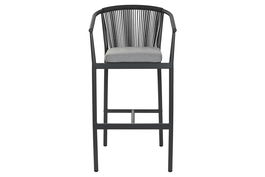 DKD Home Decor Taburete Terraza Y Jardin 61 x 108 x 57 cm Aluminio Ratan Sintetico