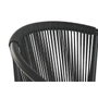 DKD Home Decor Taburete de Aluminio y Ratán Sintético Gris Oscuro