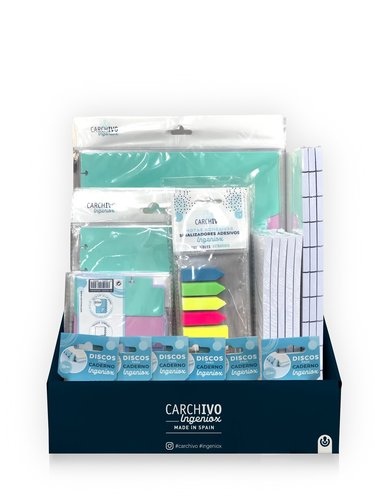 Carchivo Expositor Gama Ingeniox Complementos Surtido de 86