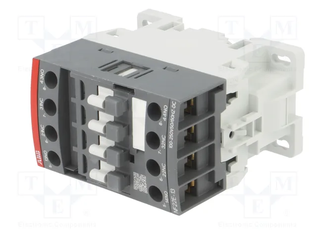 ABB Contactor NF 4-polar NC x2 + NA x2 3A ABB Contactor NF 4-polar NC x2 + NA x2 3A