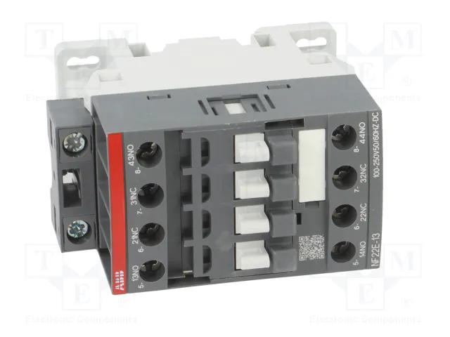 ABB Contactor NF 4-polar NC x2 + NA x2 3A ABB Contactor NF 4-polar NC x2 + NA x2 3A