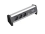 Bachmann Desk 1 Base Múltiple 3 Salidas AC, Negro