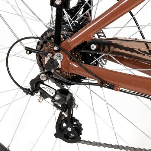 Youin BK2128O Ebike Viena Paseo Rueda 28" Batería Integrada y Extraible Ocre