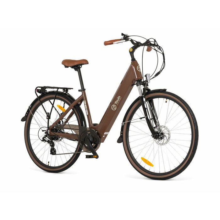 Youin Youride Viena - Paseo - Rueda 28” - Batería Integrada y Extraíble - Ocre