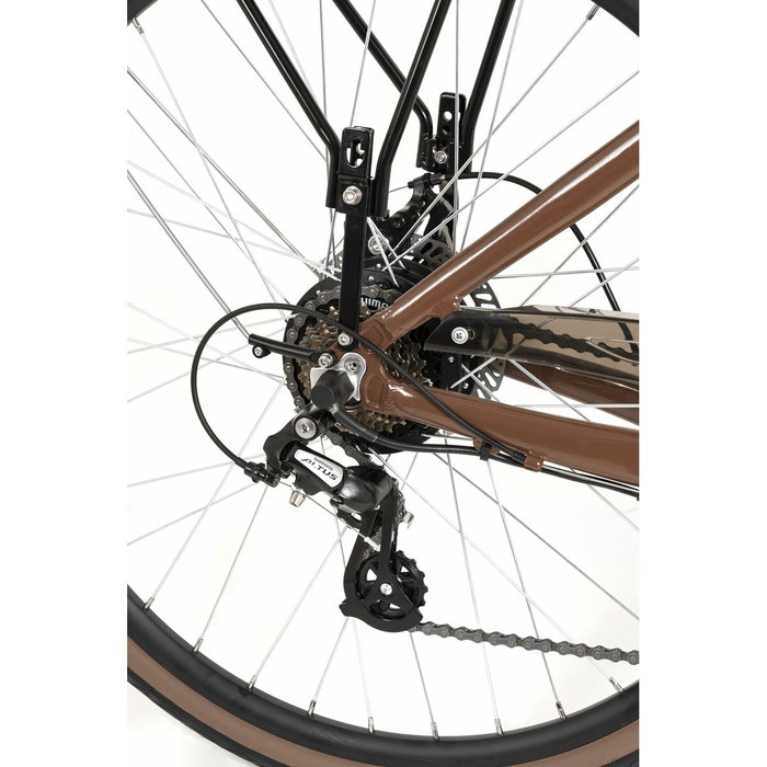 Youin Youride Viena - Paseo - Rueda 28” - Batería Integrada y Extraíble - Ocre
