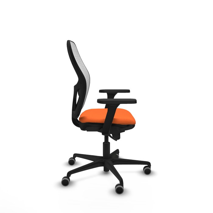 PIQUERAS Y CRESPO Silla de oficina Jorquera Naranja y Blanco