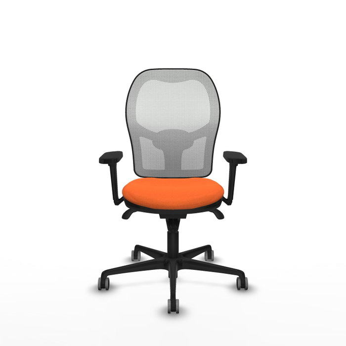 PIQUERAS Y CRESPO Silla de oficina Jorquera Naranja y Blanco