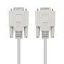 Nanocable Cable serie RS232 DB9 Macho a DB9 Hembra 3m - Beige