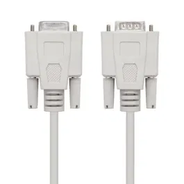 Nano Cable 10.14.0203 Cable Serie RS232 DB9 Macho - DB9 Hembra 3m Beige