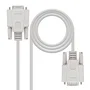 Nanocable 10.14.0203 Cable Serie RS232 DB9 Macho a DB9 Hembra, Longitud 3 Metros, Color Beige, Certificación RoHS