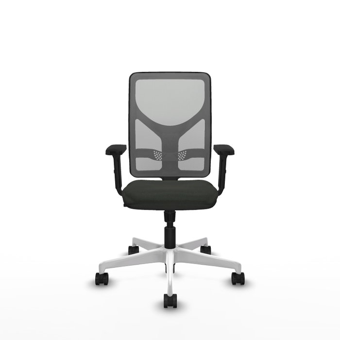 PIQUERAS Y CRESPO Silla de oficina Motilla con mecanismo Sincro, Tela Negra y Malla Gris PIQUERAS Y CRESPO Silla de oficina Motilla con mecanismo Sincro, Tela Negra y Malla Gris