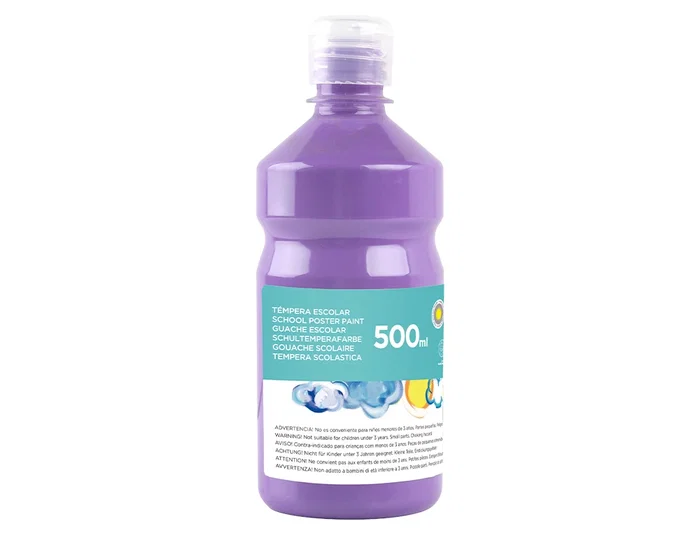 Liderpapel Tempera liquida escolar 500 ml Lila