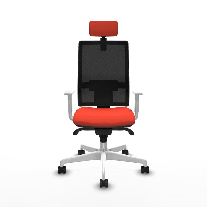 PIQUERAS Y CRESPO Silla de oficina Horna con mecanismo Sincro, Naranja oscuro y Negro PIQUERAS Y CRESPO Silla de oficina Horna con mecanismo Sincro, Naranja oscuro y Negro