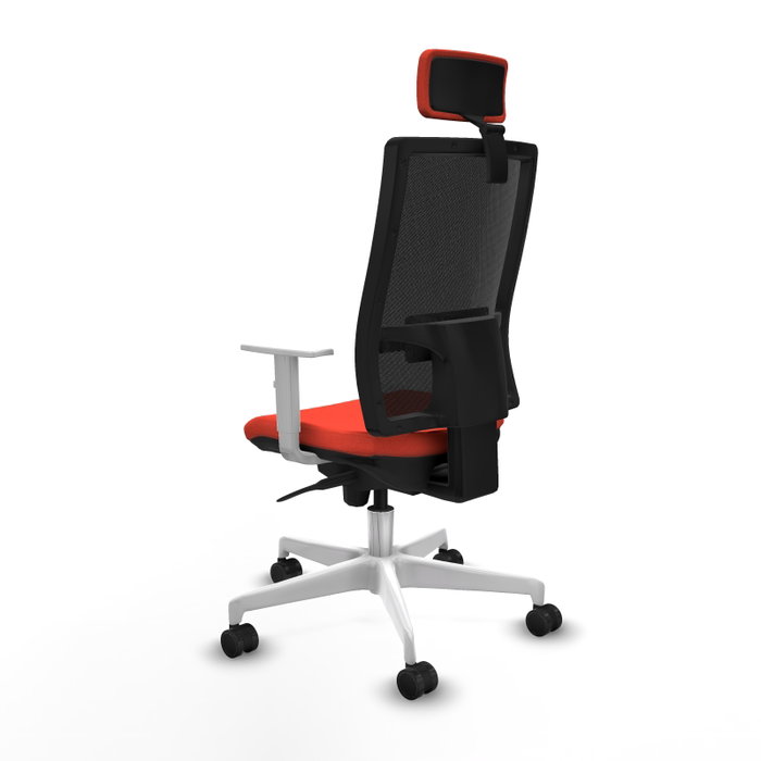 PIQUERAS Y CRESPO Silla de oficina Horna con mecanismo Sincro, Naranja oscuro y Negro PIQUERAS Y CRESPO Silla de oficina Horna con mecanismo Sincro, Naranja oscuro y Negro
