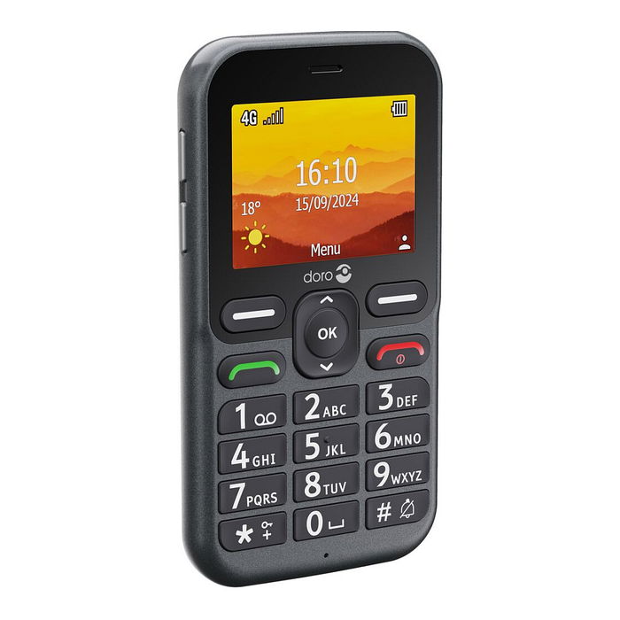 Doro Leva L10 graphite Teléfono Móvil Barra, Pantalla 2.4", Cámara 2MP, Batería 1150 mAh, Negro Doro Leva L10 graphite Teléfono Móvil Barra, Pantalla 2.4", Cámara 2MP, Batería 1150 mAh, Negro