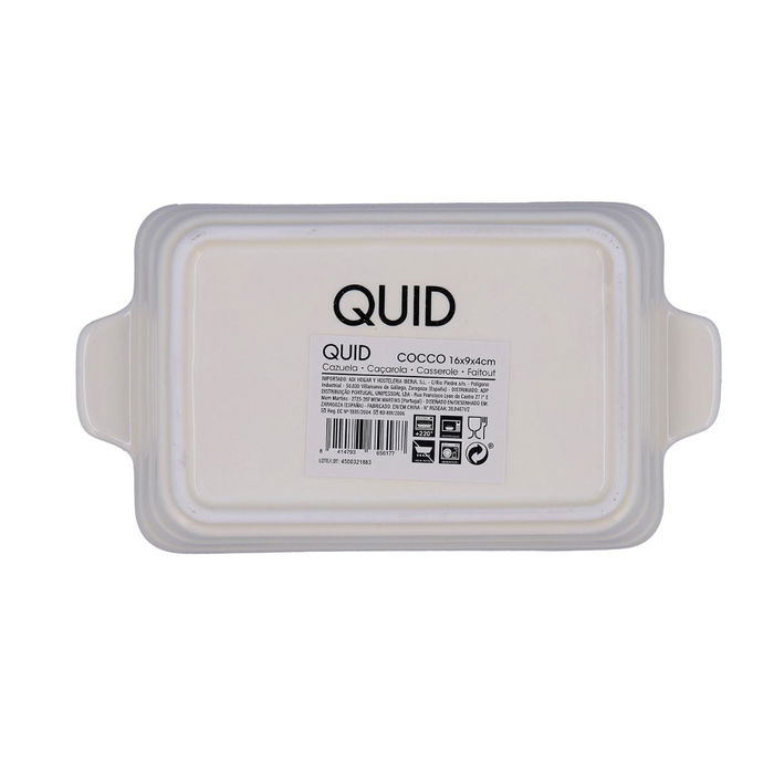 Cazuela Rectangular Gres Horno Cocco Quid 16x9x4 cm