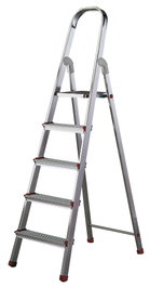 ROLSER Escalera de Aluminio Domestica Plus de 5 Peldaños DOP003 EN131