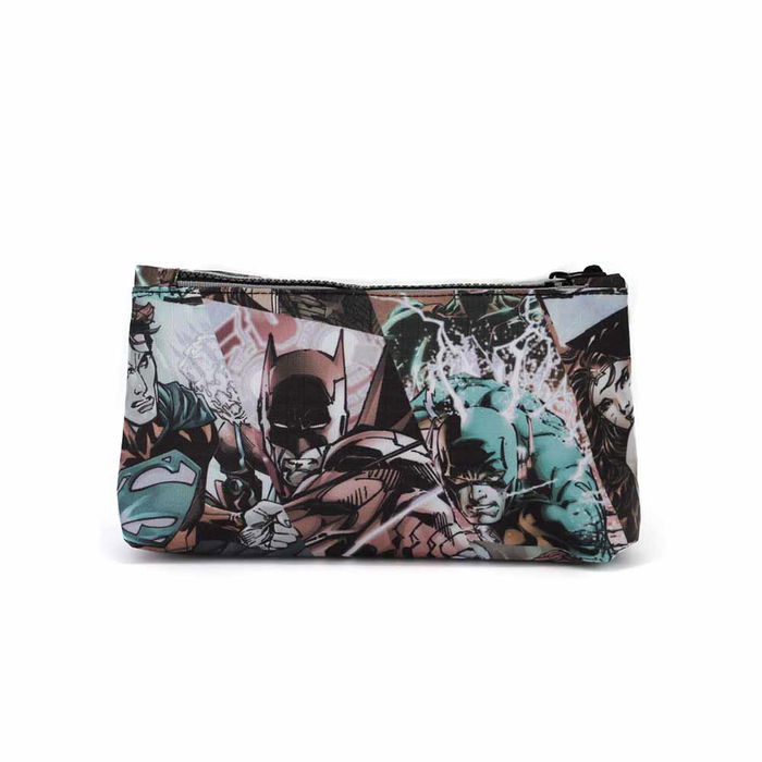 Estuche Portatodo Plano Comics DC Liga de la Justicia (Justice L Gris