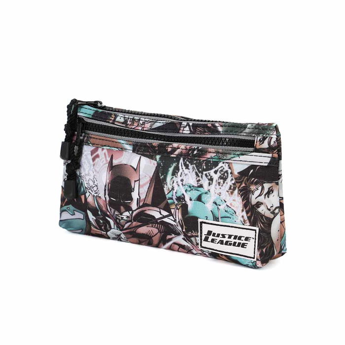 Estuche Portatodo Plano Comics DC Liga de la Justicia (Justice L Gris