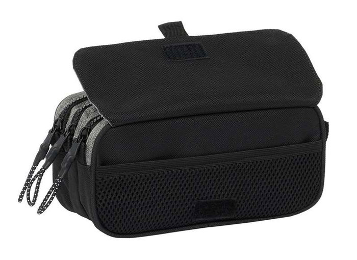 Portatodo Triple Eckō Unltd. Rhino Negro Gris 21,5 x 10 x 8 cm