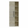 Forés/Arkit Columna de baño Athena color roble alaska con 1 puerta y estantes