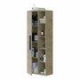 Forés/Arkit Columna de baño Athena color roble alaska con 1 puerta y estantes