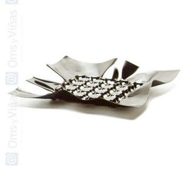 Faces Mars - Bandeja para Tapas y Delicatessen 27 x 27 cm - Orfebrería