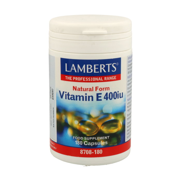 Lamberts Vitamina E Natural 400 UI 180 cápsulas
