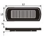 Green Filters Filtro de Aire para Moto MT0551
