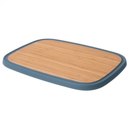 Berghoff Set de Tabla de Cortar + Cuchillo + Tenedor de Trinchar - Práctico y Elegante para Cocina