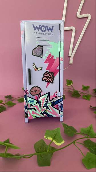 Kids Euroswan Taquilla metálica con imanes y adhesivos - Juguete educativo magnético para niños de 3 años