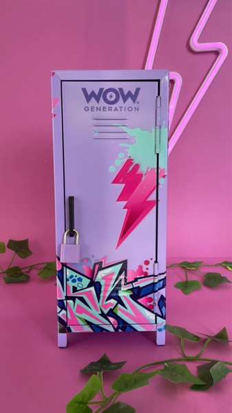 Kids Euroswan Taquilla metálica con imanes y adhesivos - Juguete educativo magnético para niños de 3 años